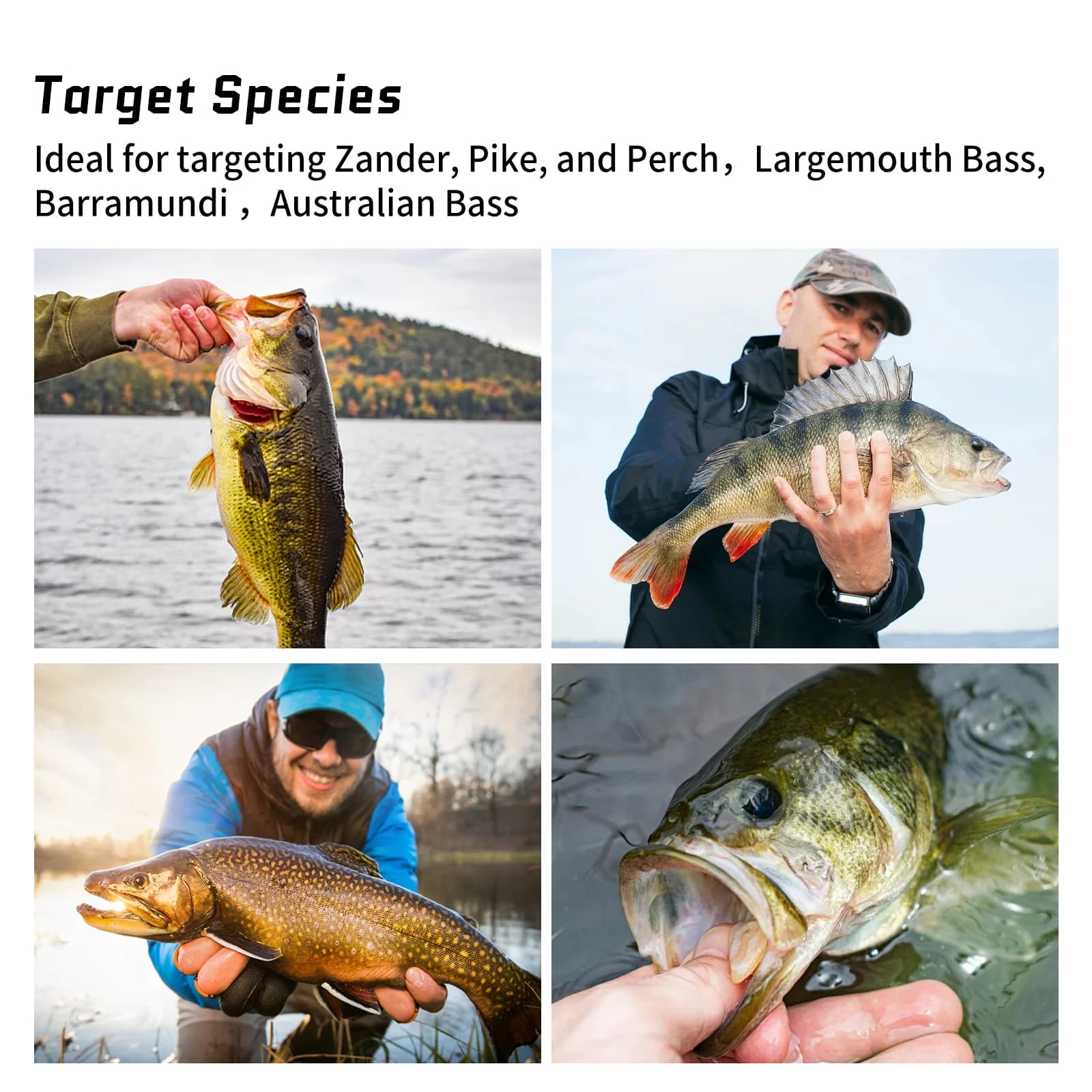Gancho de Swimbait Pesado con Underspin, Pack de 12