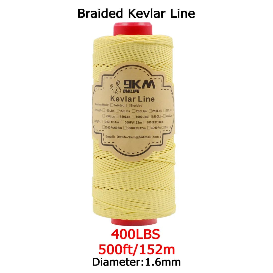Cordón Asistente Trenzado de Kevlar de Alta Resistencia