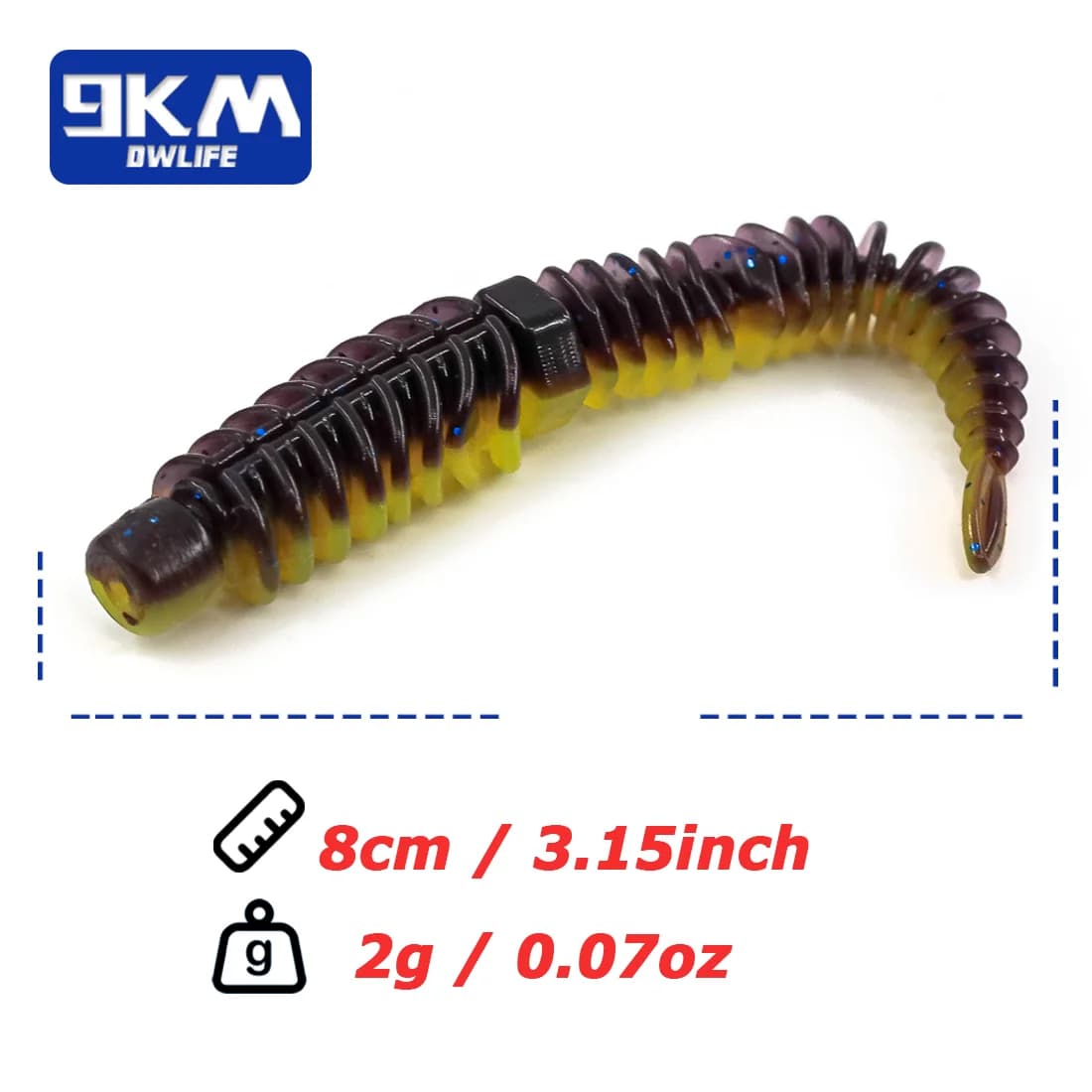Swimbaits de Plástico Blando para Jigging de Truchas y Lobinas