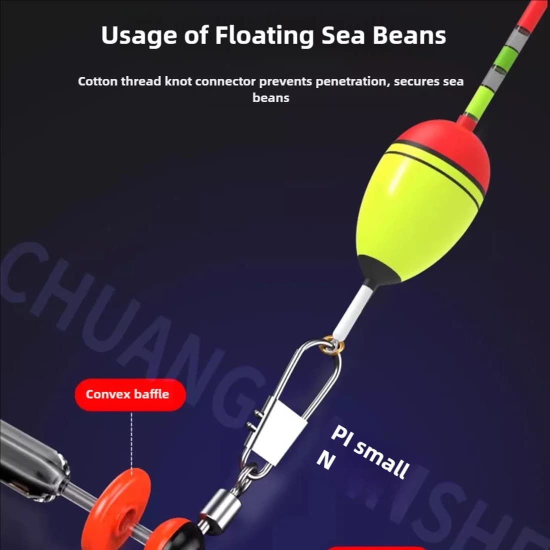 Conectores de clip para funda de flotador, 50-200 piezas
