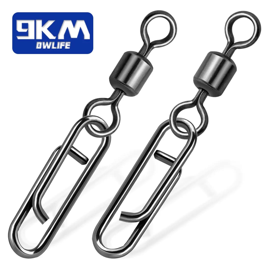 Giras con clips de potencia y anilla partida
