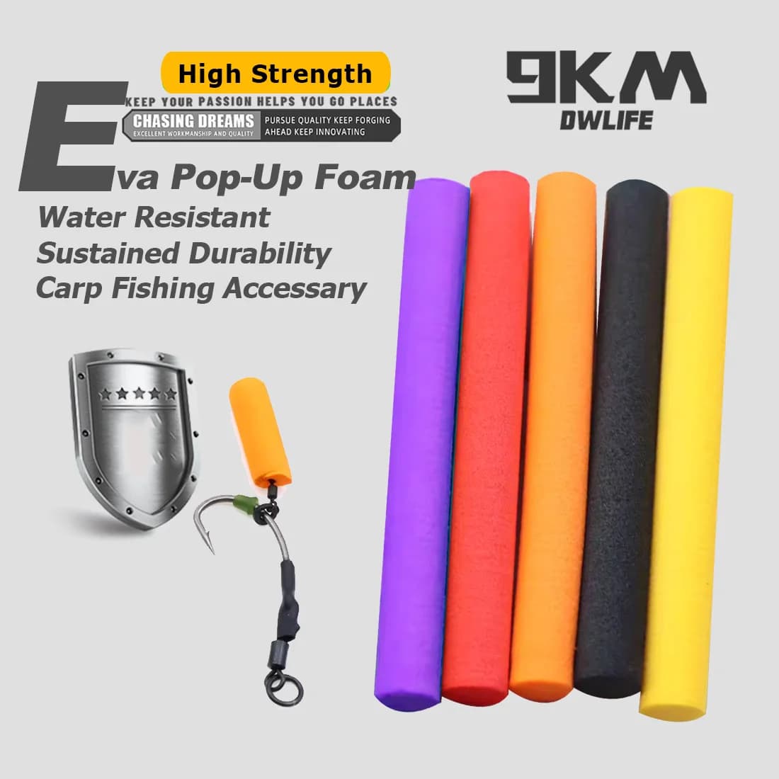 Flotadores de Espuma EVA para Pesca de Carpa, 5 Piezas, 8mm
